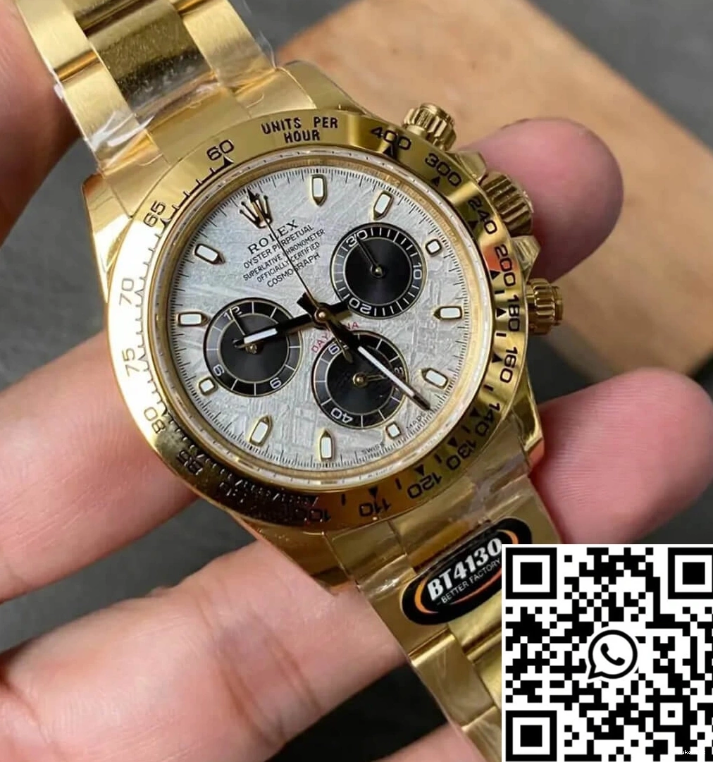 BT Rolex Gold M116508-0015 Yellow Daytona Factory 0218